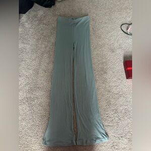 Zara Light Blue Knit Sweater Pants